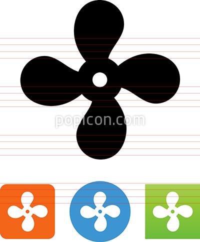 400x484 Vector Fan Icon