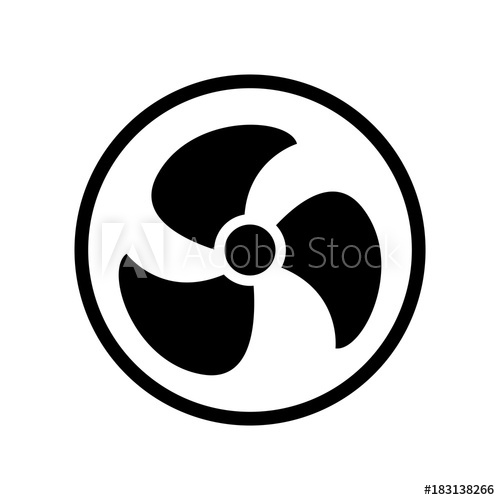 500x500 Fan Icon Vector