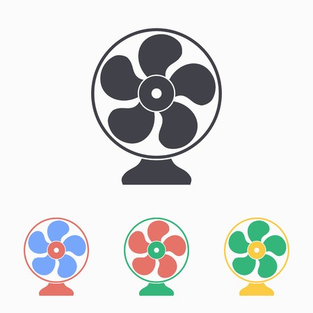 450x450 Electric Fan Icon, Vector Illustration Royalty Free Vector Graphics