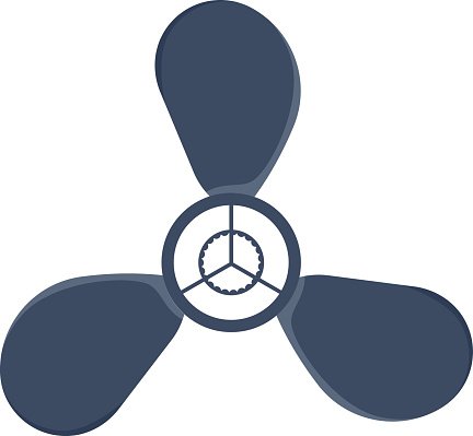 432x399 Propeller Fan Vector Stock Vectors