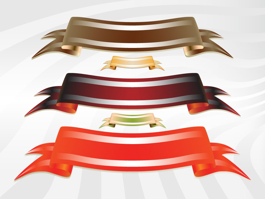 1024x768 Fancy Banner Vectors