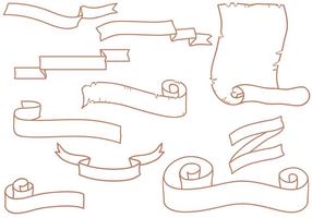 286x200 Scroll Free Vector Art