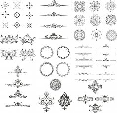 236x228 Fancy Borders Vectors Free Download