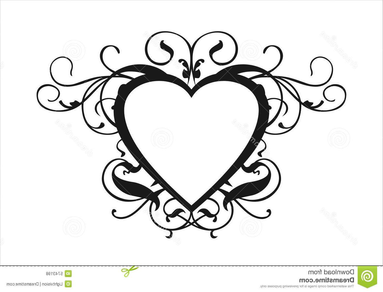1300x993 Top Fancy Heart Border Vector Library Free Vector Art, Images