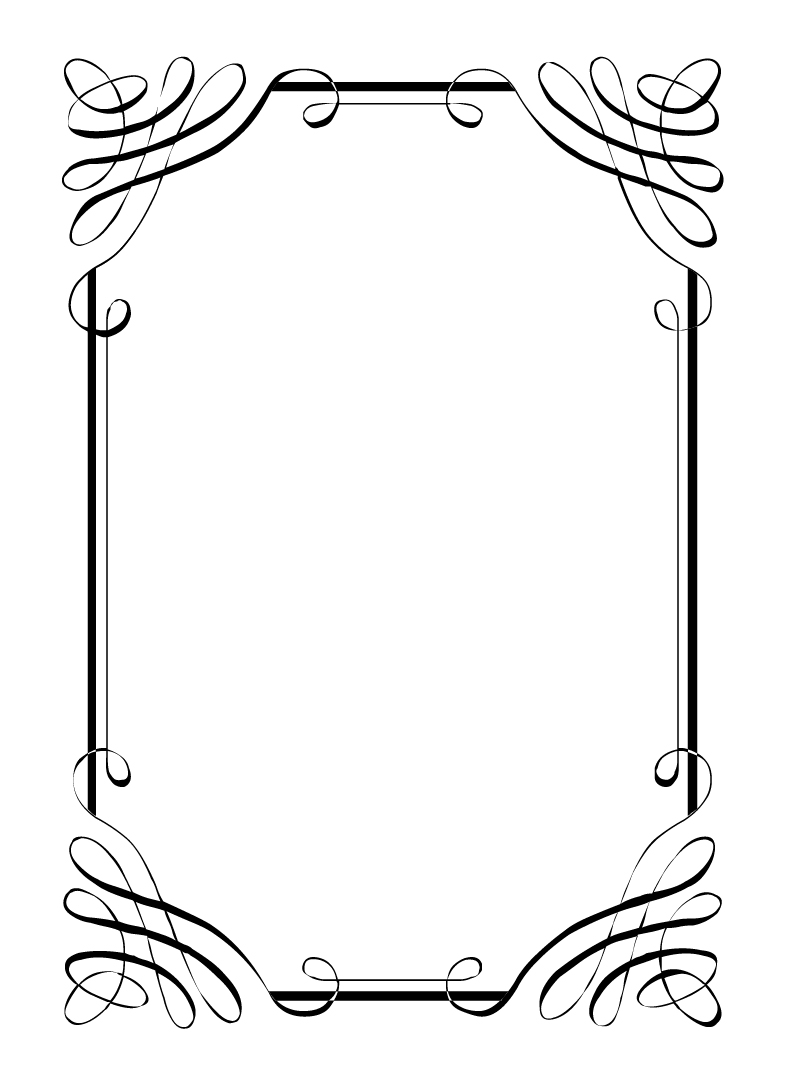 785x1085 Cliparts Border Template For Free Download And Use Images