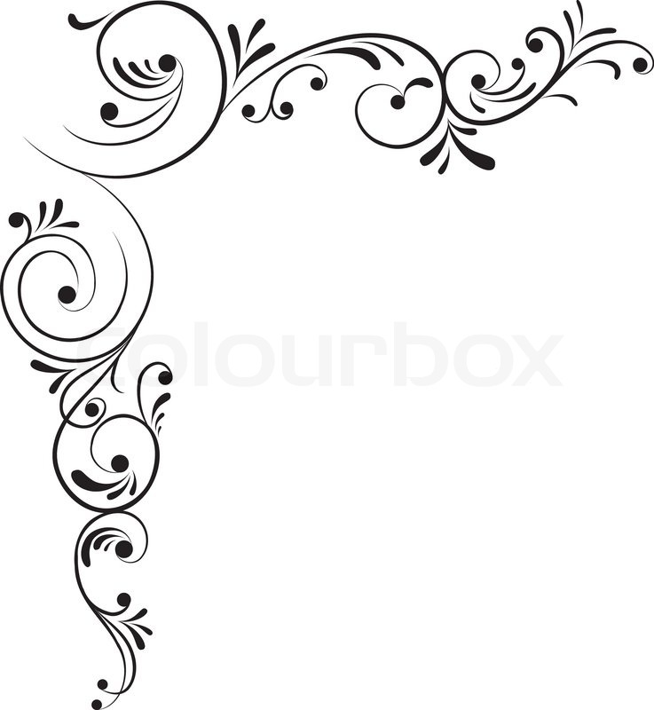 737x800 Corner Designs Vector Images
