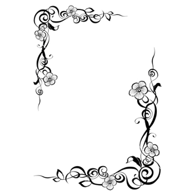 380x400 Vector Corner Border Hd Images