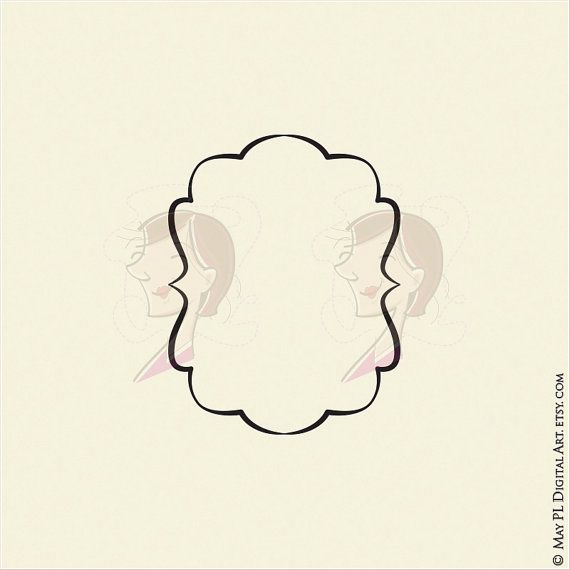 570x570 Fancy Frames Vector Clipart