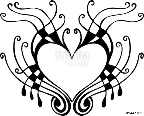 500x402 Fancy Heart Stock Image And Royalty Free Vector On Fotolia