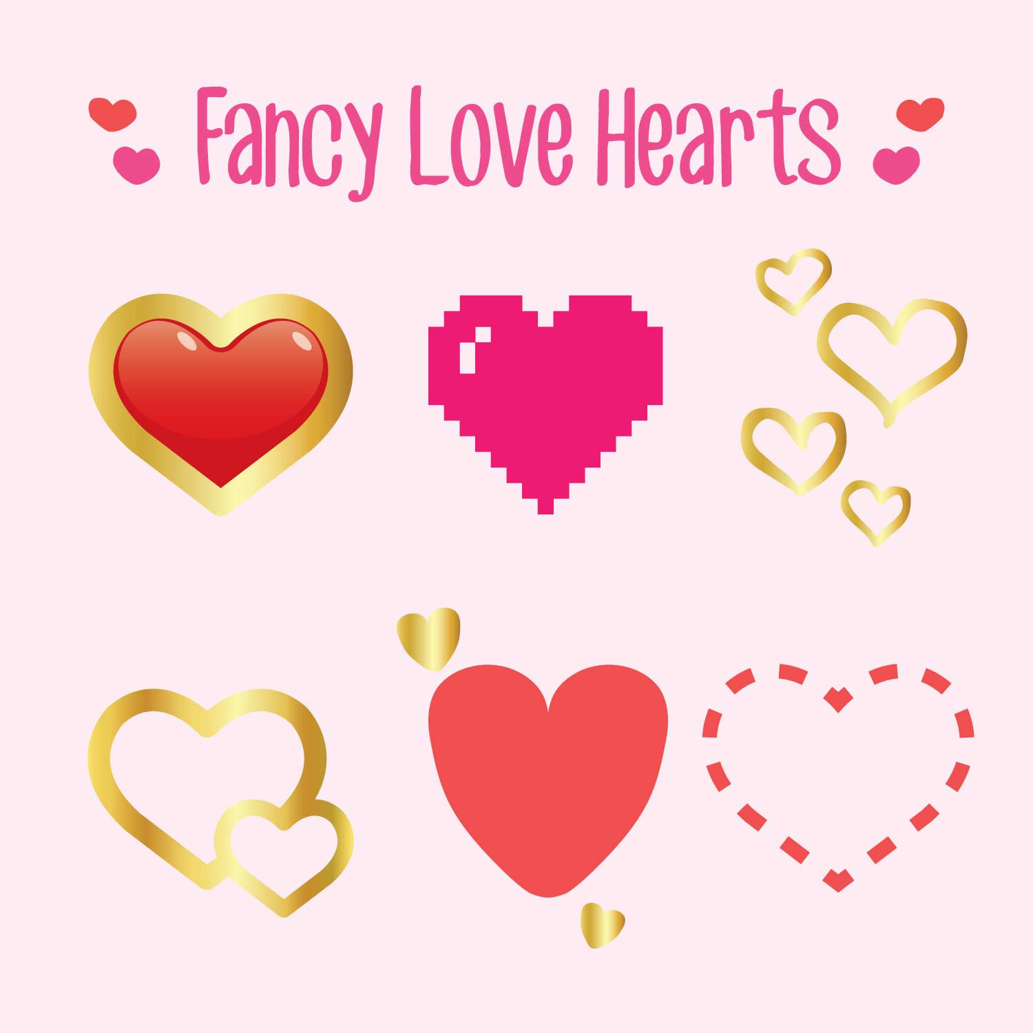 Download Fancy Heart Vector at Vectorified.com | Collection of ...