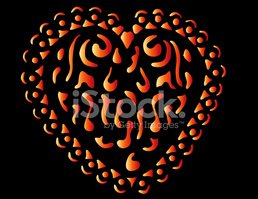 258x199 Fancy Heart Vector Stock Vectors