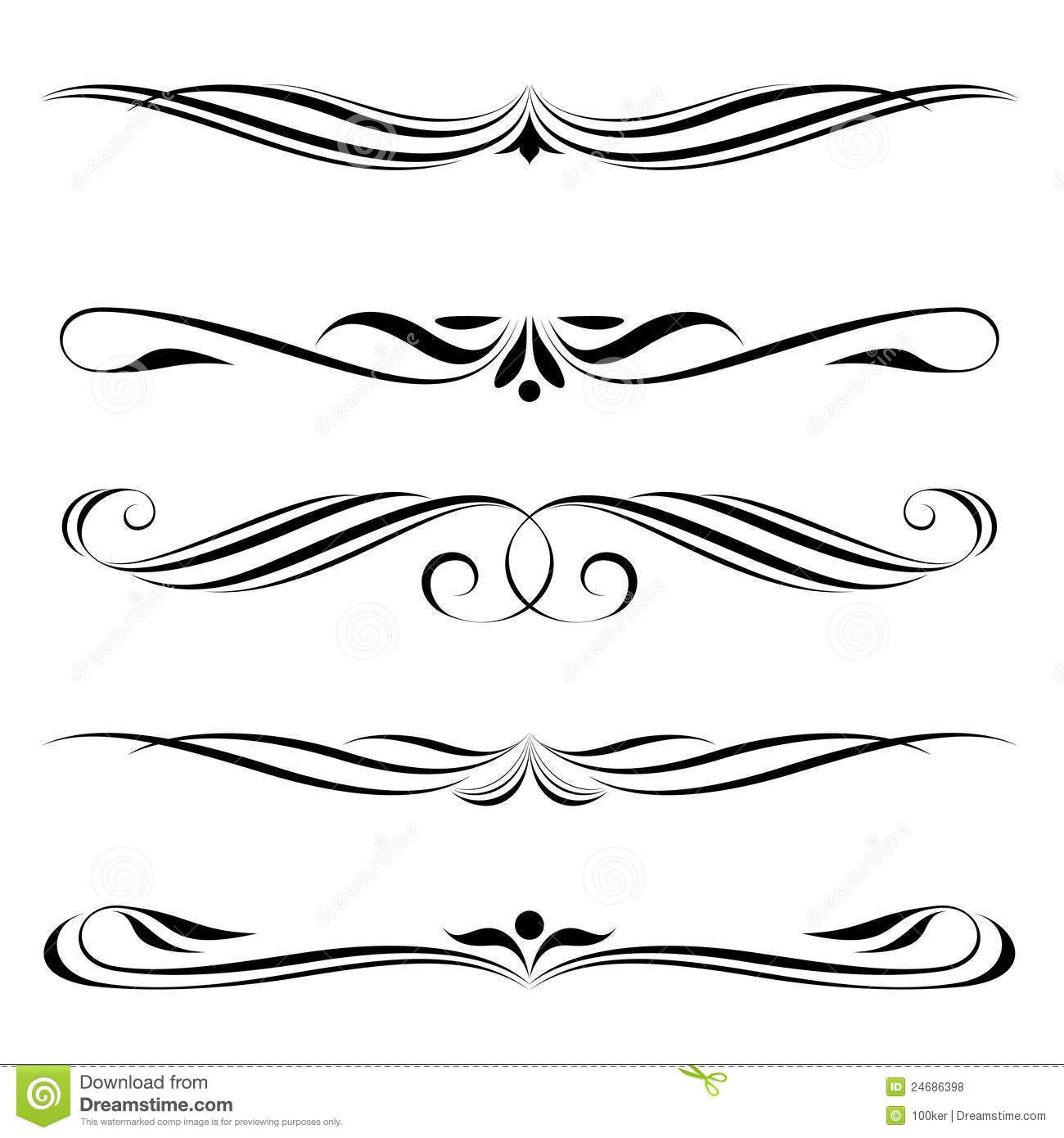 1300x1390 Awesome Fancy Line Border Clipart Handwriting Decorative