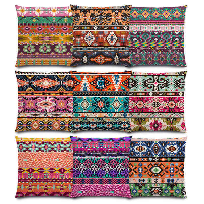 800x800 Colorful Seamless Aztec Decorative Prints Fancy Abstract Geometric