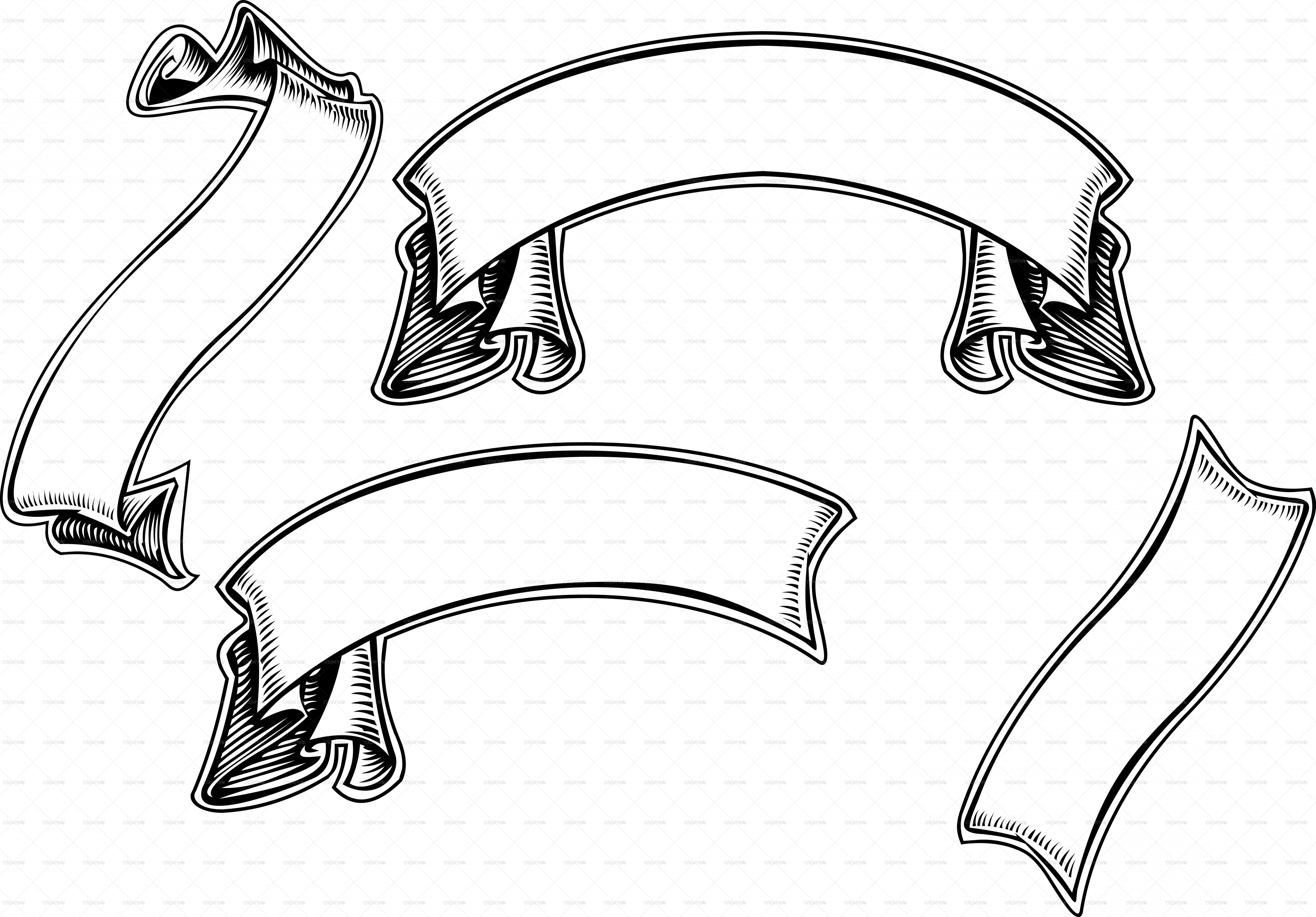 7800x5433 Fancy Scroll Frame Clip Art