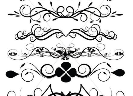 440x320 Fancy Dividers Scroll, Scroll Divider Png