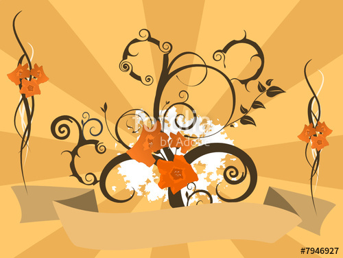 500x376 Vector Fancy Scroll Design Stock Image And Royalty Free Vector