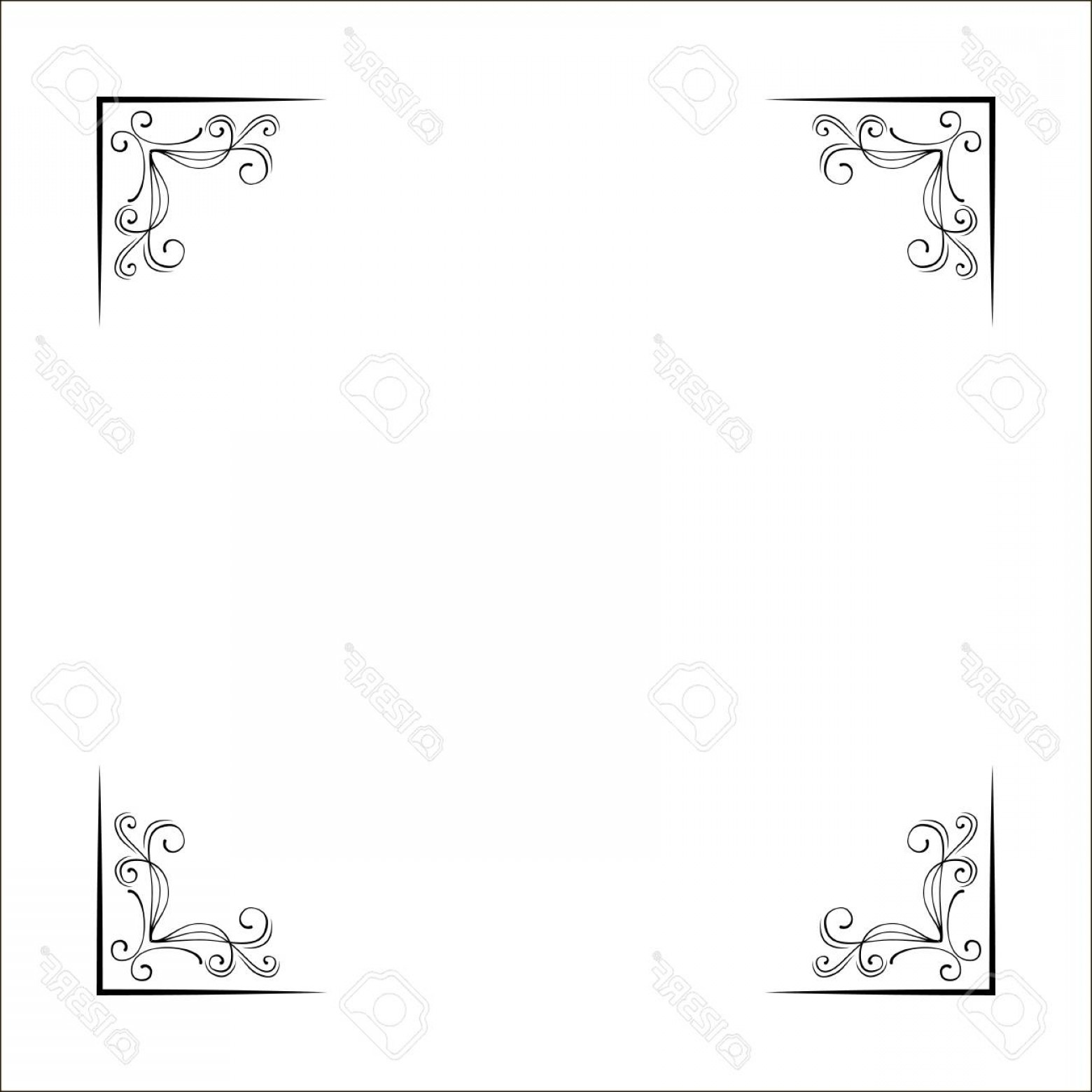 1560x1560 Vector Fancy Line Borders Hoodamathrun