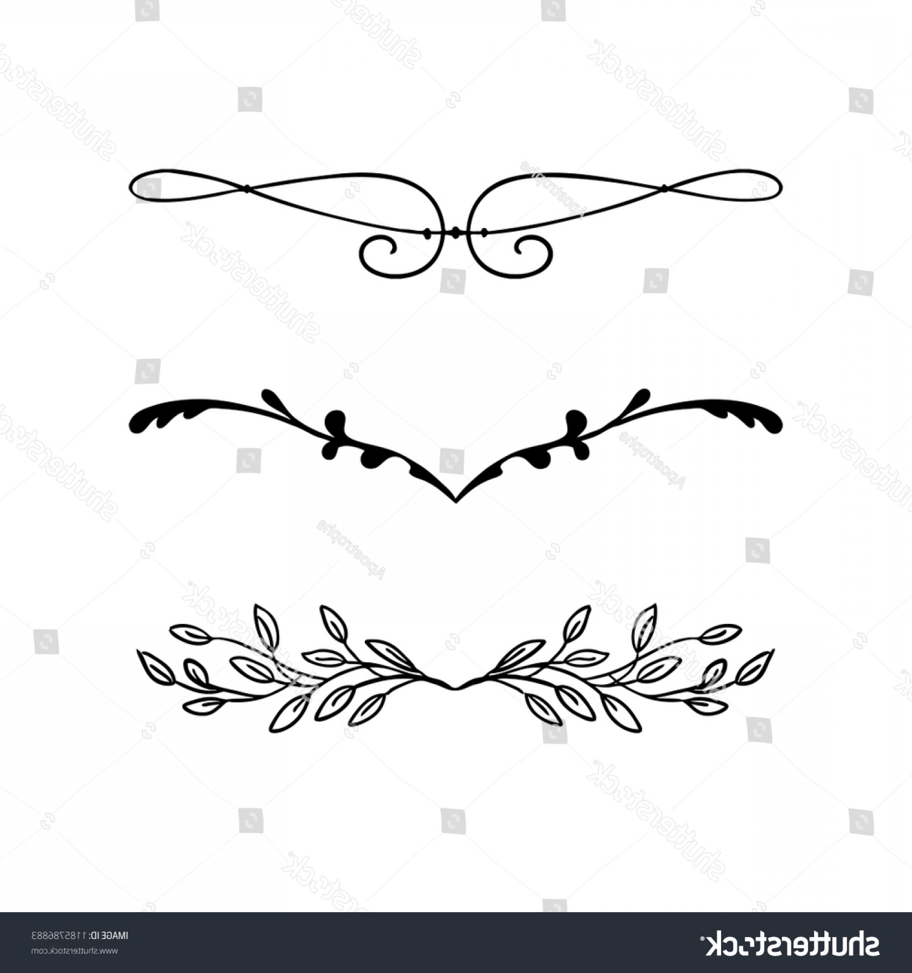 1800x1920 Design Element Vector Beautiful Fancy Curls Soidergi