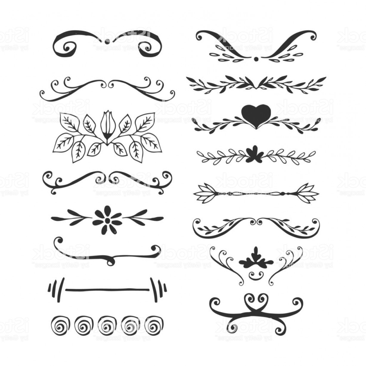 Fancy Text Dividers Line Borders And Laurel Design Elements Vector 1228x1228 Fancy Text Dividers Line Borders And Laurel Design Elements Vector