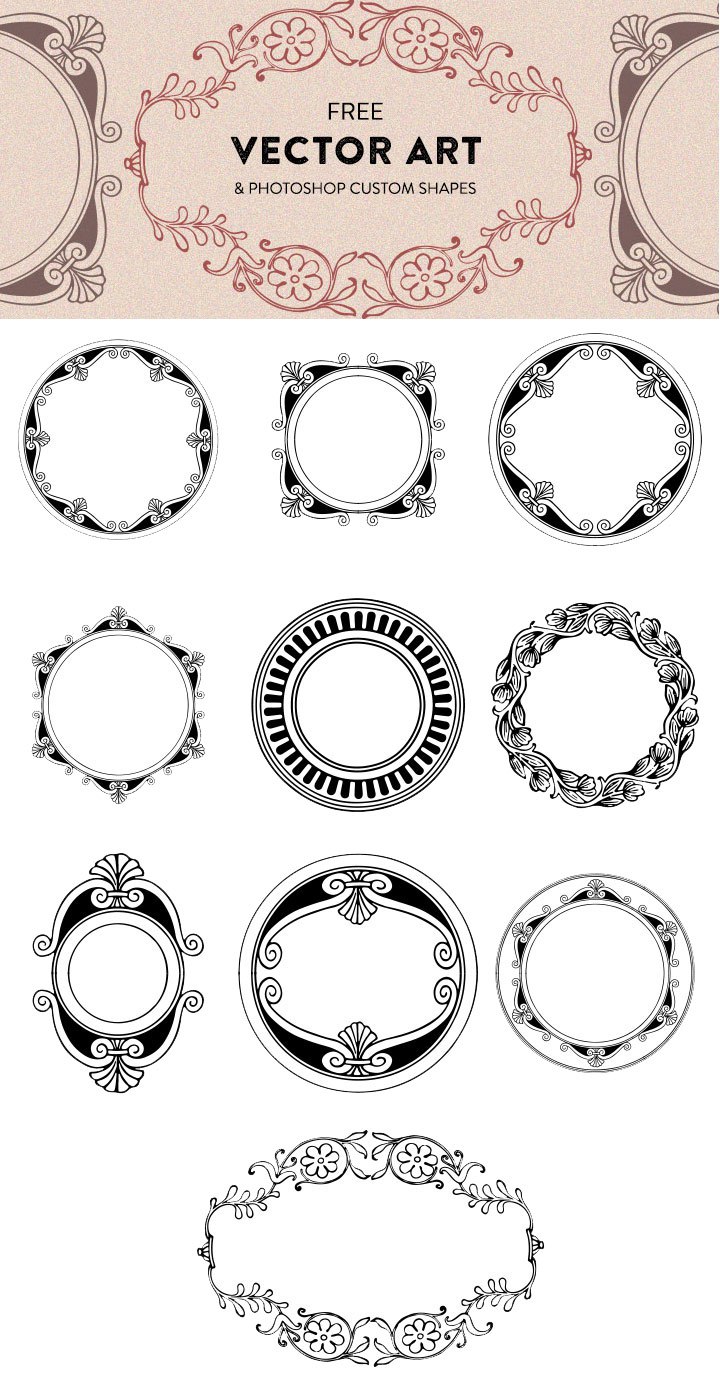 Free Fancy Vector Art Shapes 720x1380 Free Fancy Vector Art Shapes
