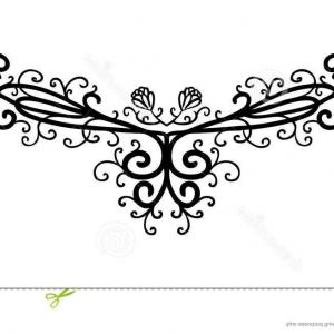 300x300 Vector Design Element Beautiful Fancy Curls Swirls Divider