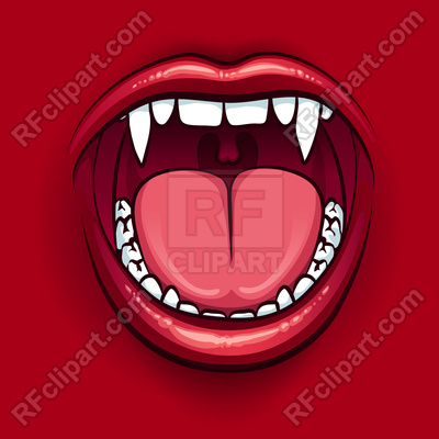 400x400 The Fangs Of A Vampire Vector Image Of Backgrounds, Textures