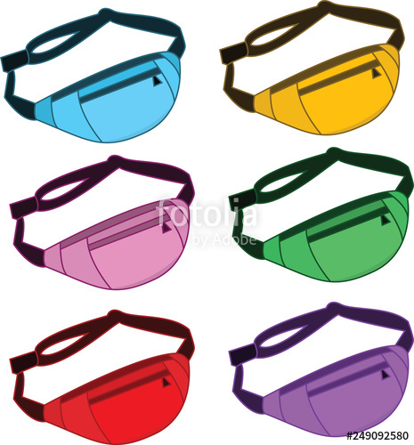 Fanny Pack Vector at Vectorified.com | Collection of Fanny Pack Vector ...