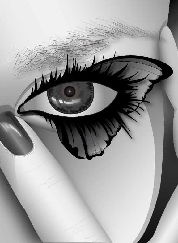 576x789 Vector Art! Fantasy Art Vector Art, Butterfly Eyes, Art