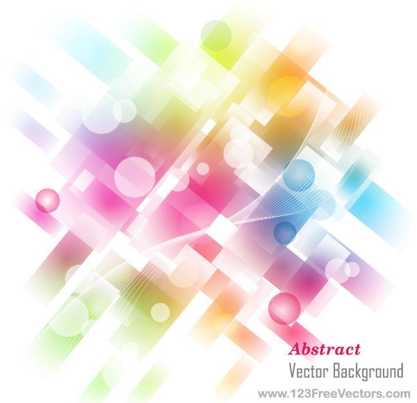 600x580 Colorful Abstract Fantasy Background Free Vector Art