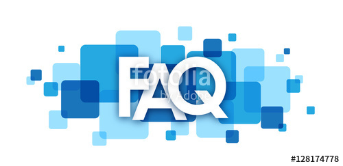 500x243 Faq Blue Vector Letters Icon Stock Image And Royalty Free
