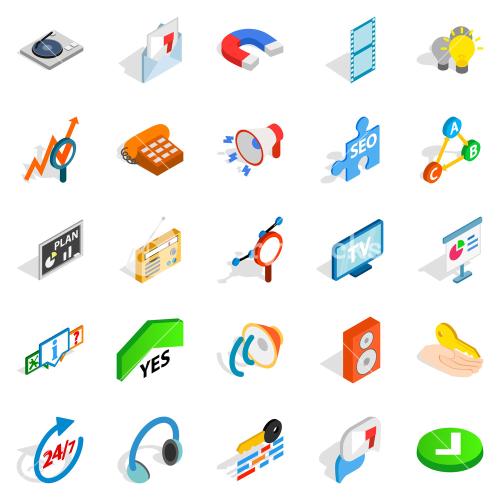 1000x1000 Faq Icons Set Isometric Set Of Faq Vector Icons For Web