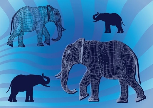 521x368 Farm Animals Silhouette Free Vector Download