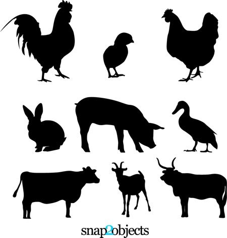 Download Farm Animal Silhouette Vector At Vectorified Com Collection Of Farm Animal Silhouette Vector Free For Personal Use PSD Mockup Templates