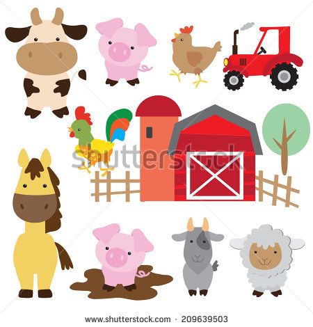 450x470 Farm Animal Vector Illustration Animal Farm Clips Art Animal