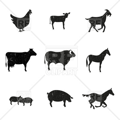 400x400 Set Of Farm Animals