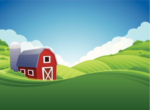 482x355 Red Barn Vector Art Getty Images Farm Ideas Farm Vector