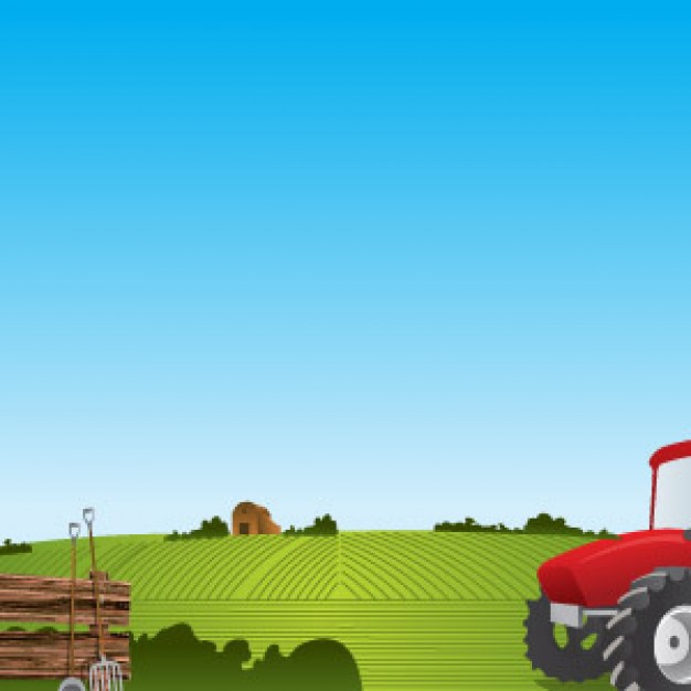 626x626 Tractor Farm Background Vector Vector Free Download
