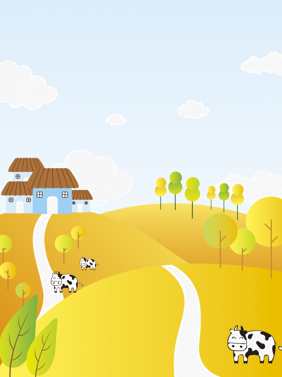 900x1203 Vector Cartoon Hand Drawn Farm Farm Background, Farm, Farm, Field