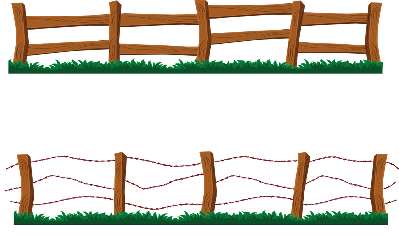 Farm Fence Vector
