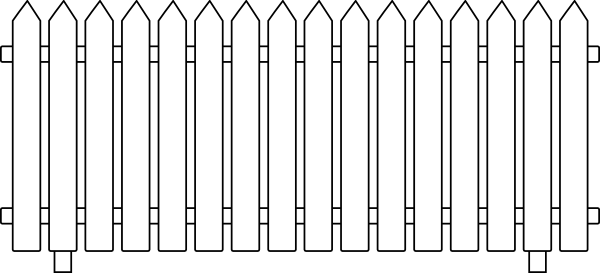 600x273 Cliparts For Free Download Fencing Clipart Farm Fence White