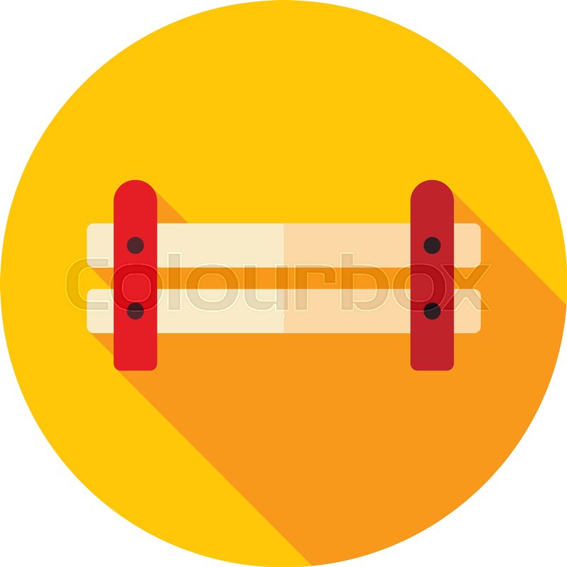 800x800 Wooden Farm Fence From Crossed Stock Vector Colourbox