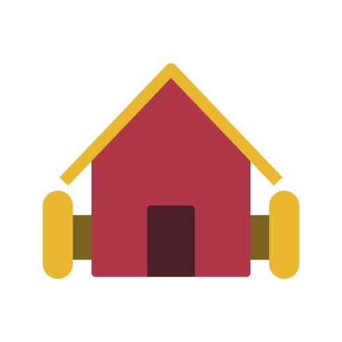 490x490 Farm House Vector Icon