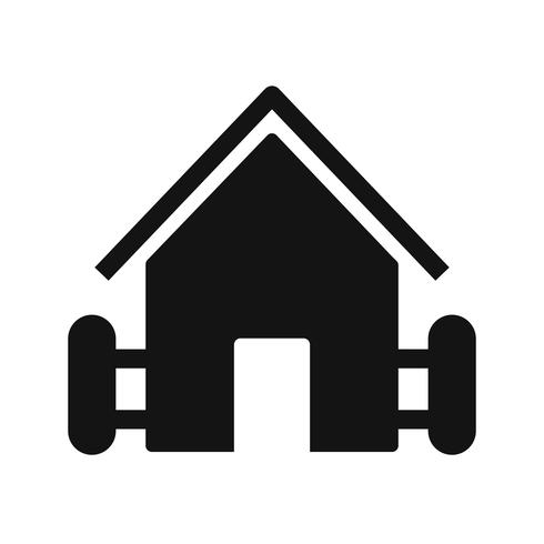 490x490 Farm House Vector Icon