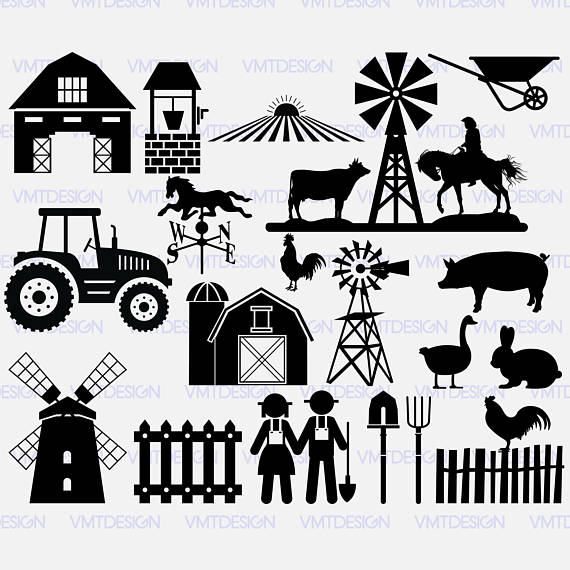 570x570 Free Collection Of Farmer Clipart Silhouette Download Transparent