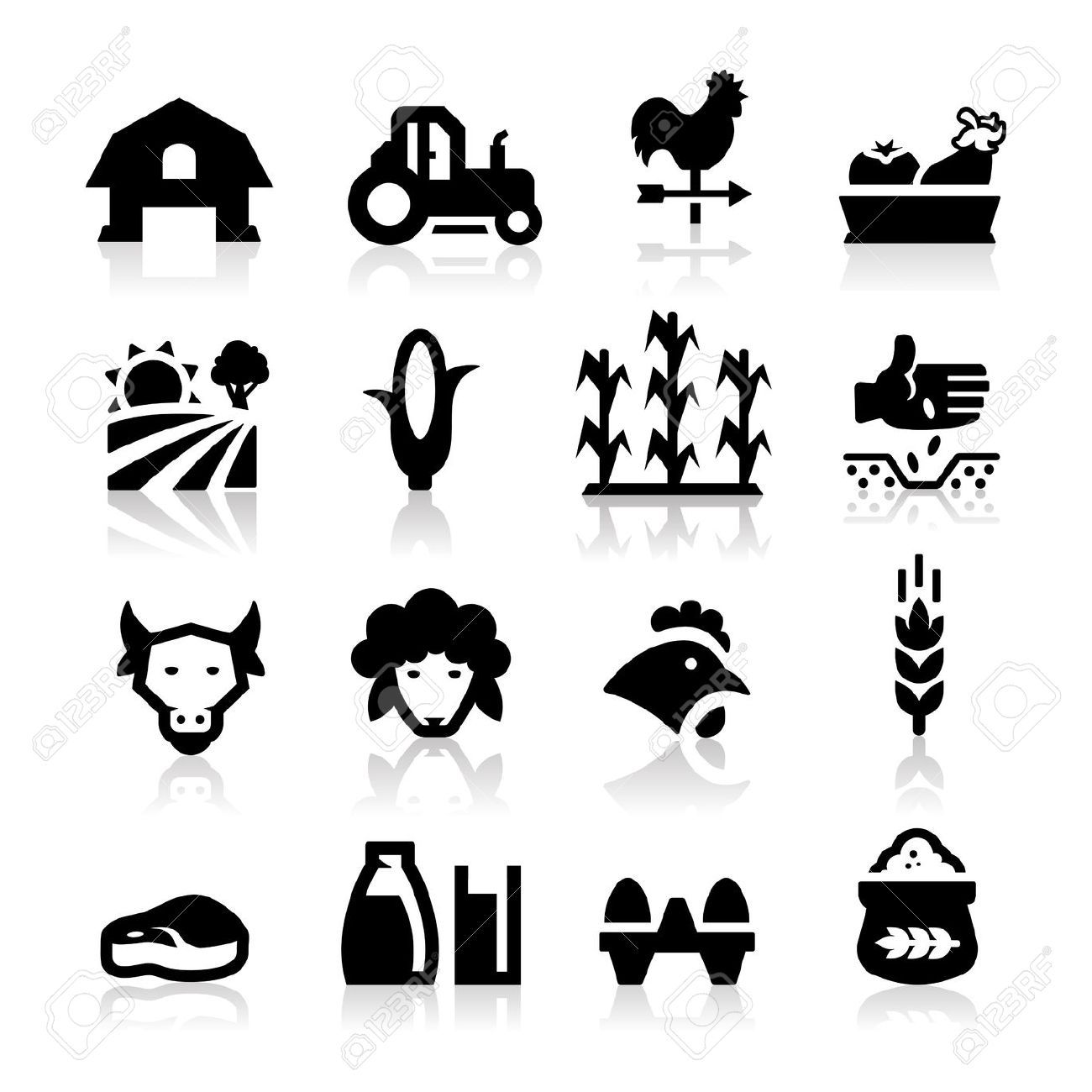 1300x1300 Farm Icon Vector