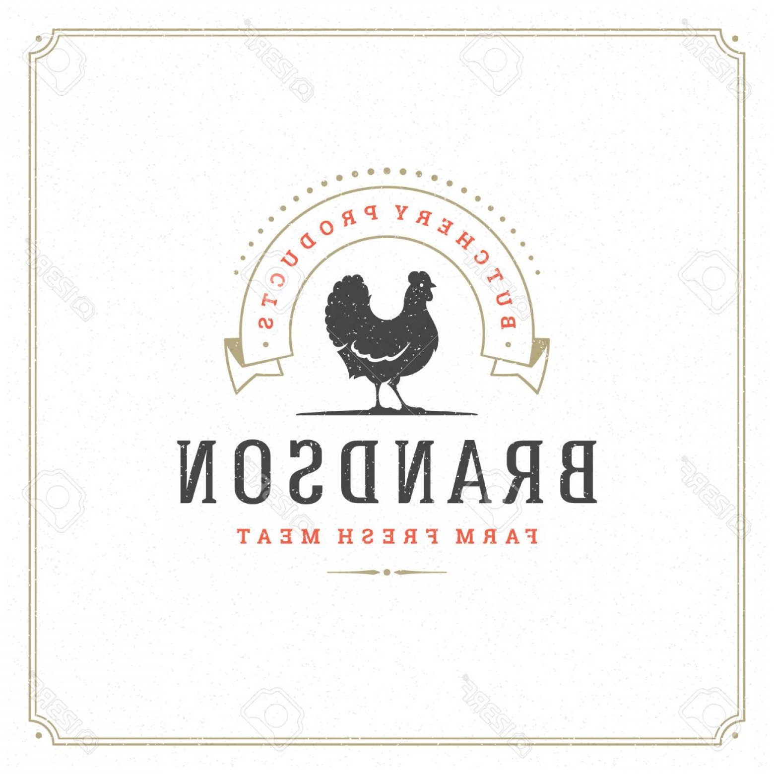 1560x1560 Photostock Illustration Farm Logo Vector Illustration Chicken