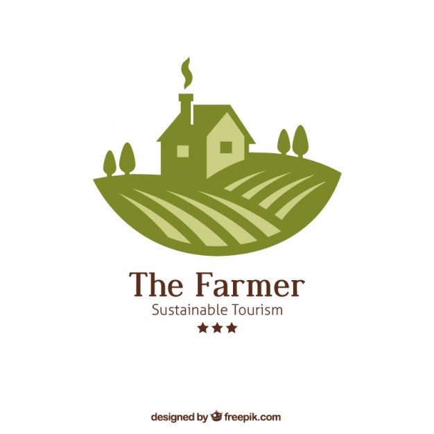 626x626 The Farmer Logo Vector Free Download
