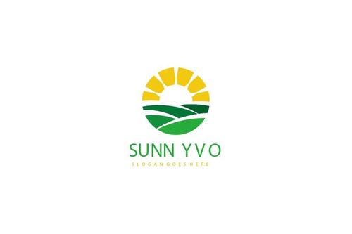 500x333 Sunny Farm Logo Vector Free Download
