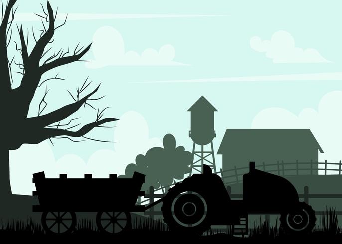 Farmer Silhouette Free Vector Art 686x490 Farmer Silhouette Free Vector Art