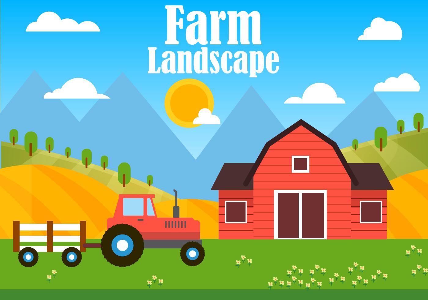 1400x980 Free Farm Vector Illustration Free Pik